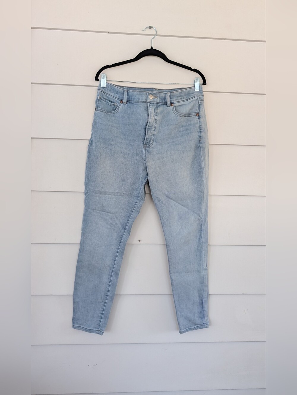 Express Light Blue Women's Skinny Jeans, Size 12